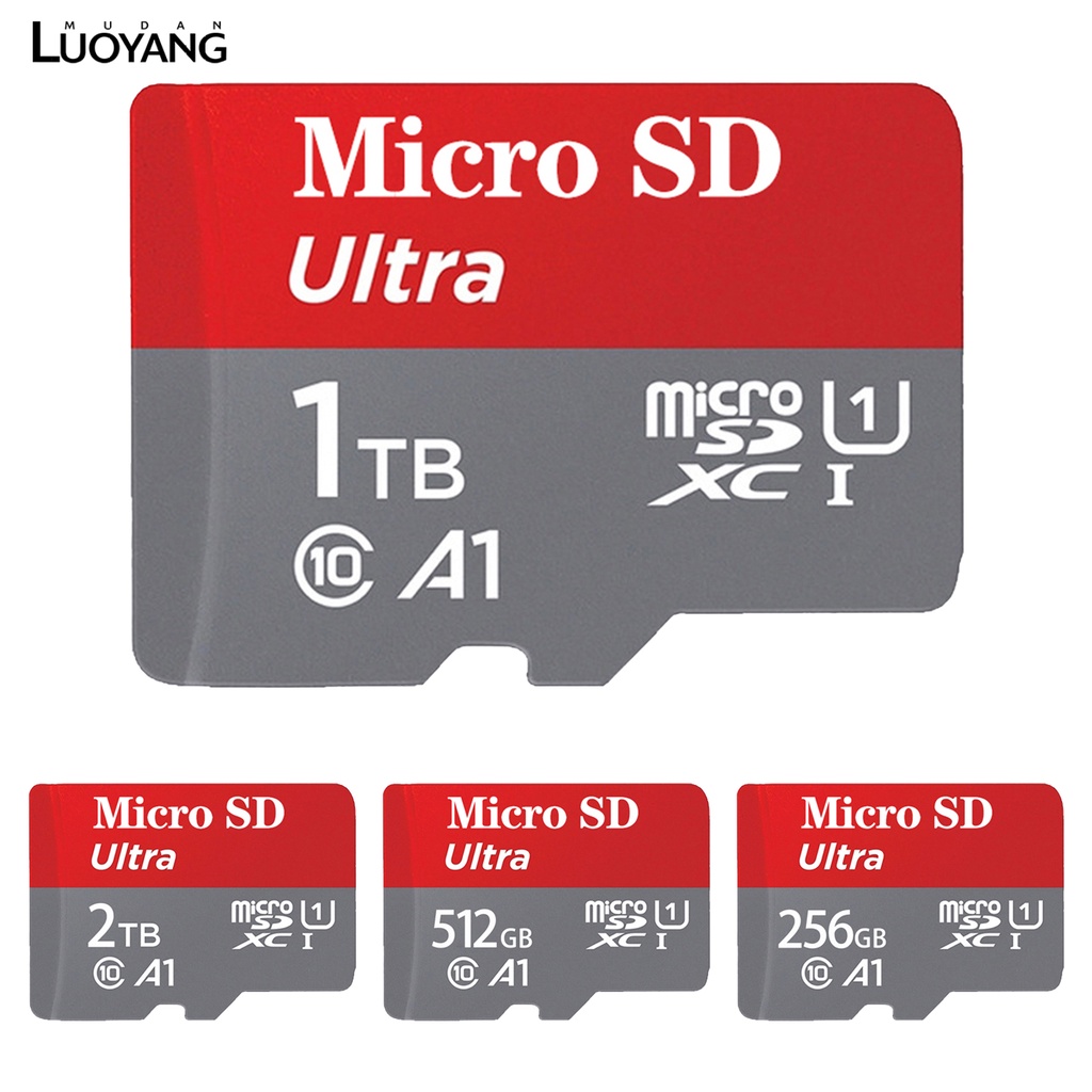 洛陽牡丹 micro-sd卡1tb 2Tb大容量高速micro-sd/tf閃存卡適用於手機/計算機/相機/行車記錄儀內存
