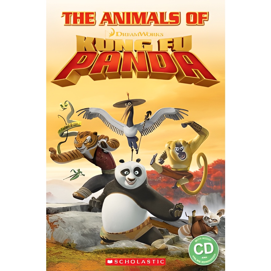 The Animals of Kung Fu Panda (1平裝+1CD)(有聲書)/Fiona Davis【禮筑外文書店】
