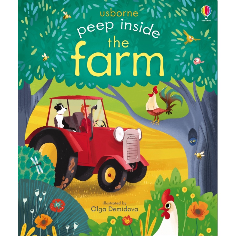 Peep Inside the Farm (硬頁翻翻書)(硬頁書)/Anna Milbourne【禮筑外文書店】