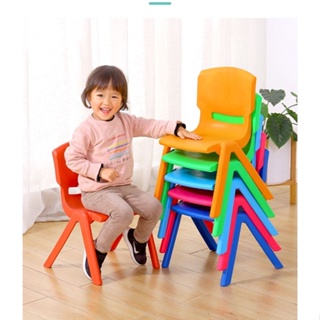 現貨【幼兒園小凳】兒童椅子加厚幼兒園靠背椅寶寶餐椅塑膠小椅子板凳小凳子家用防滑
