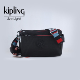 Kipling 簡約風斜背包尼龍女士斜背包包