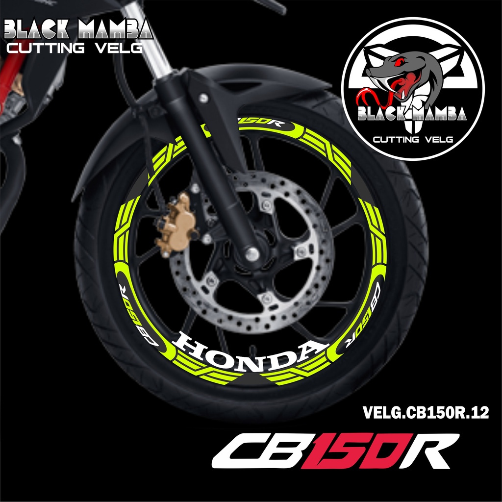 切割貼紙輪輞 CB150R 貼紙 LIS 列表變化輪胎/VELG HONDA CB150R 12
