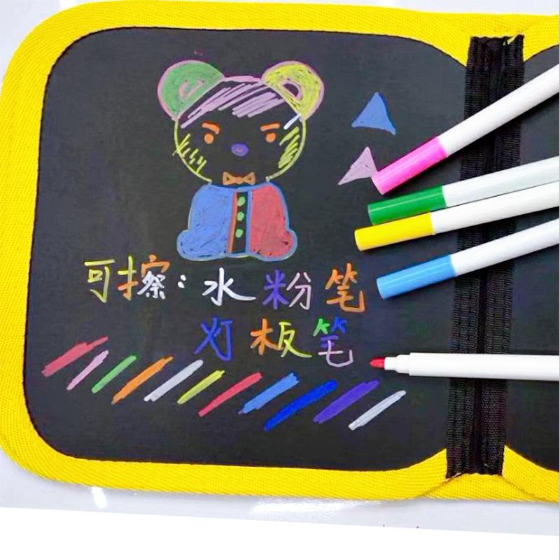 【現貨】環保彩色液體粉筆 12色可擦筆 水性粗頭黑板筆 LED燈板筆 亞克力板兒童繪畫筆 可擦筆 水粉筆