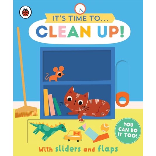 It's Time to... Clean Up!：You can do it too, with sliders and flaps(硬頁書)/Ladybird【禮筑外文書店】
