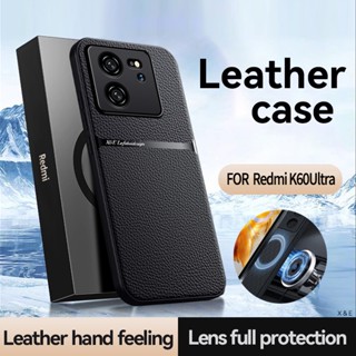 XIAOMI 適用於小米 13T、13T Pro、Redmi K60 Ultra 手機殼 ELVEV 高品質 PU 皮革