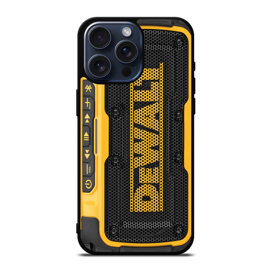 新品DEWALT SPEAKER JOBSITE 時尚新款精緻手機殼保護套適用於 IPhone 15 Pro Max