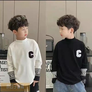 【新店特賣】童裝男大童衣服 秋冬新款 男童打底衫 中大兒童套頭上衣男孩中高領打底衫德絨內搭保暖長袖上衣潮韓版