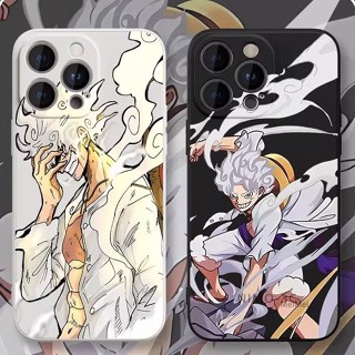 航海王五檔尼卡魯夫 蘋果15pro 手機殼 iPhone14/13/12/11 全包軟殼 XR/XS 直邊 7/8P
