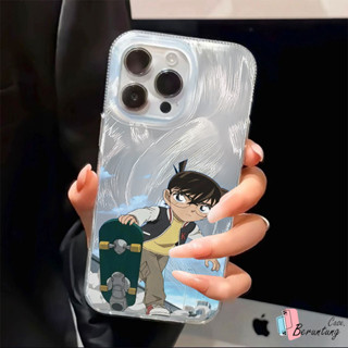 IPhone 6 7 X XR XS MAX Plus Bling 卡通時尚名偵探柯南手機殼