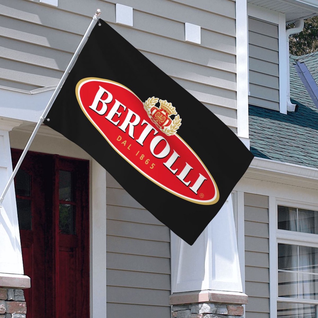 Bertolli Logo 個性化家居裝飾 室內的花園裝飾旗幟 戶外裝飾旗幟 現貨 152x90cm