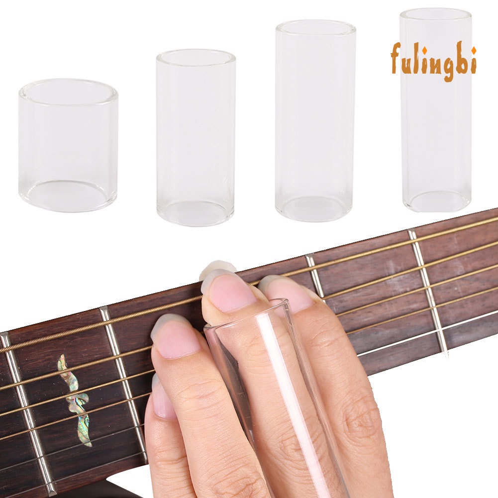 [FUI] 民謠左手貝斯吉他滑音棒 透明玻璃4規格吉他滑音管