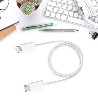 Shas C 型轉微型 USB 公頭同步充電 OTG 充電器電纜線適配器適用於手機 USB C 線