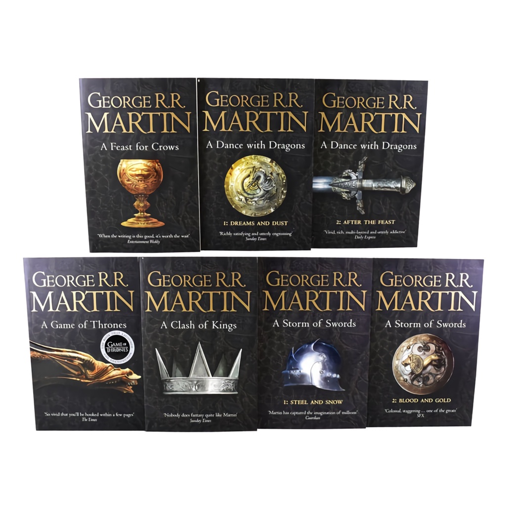 小說精裝權力的遊戲合集冰與火之歌喬治·r·馬丁書籍系列