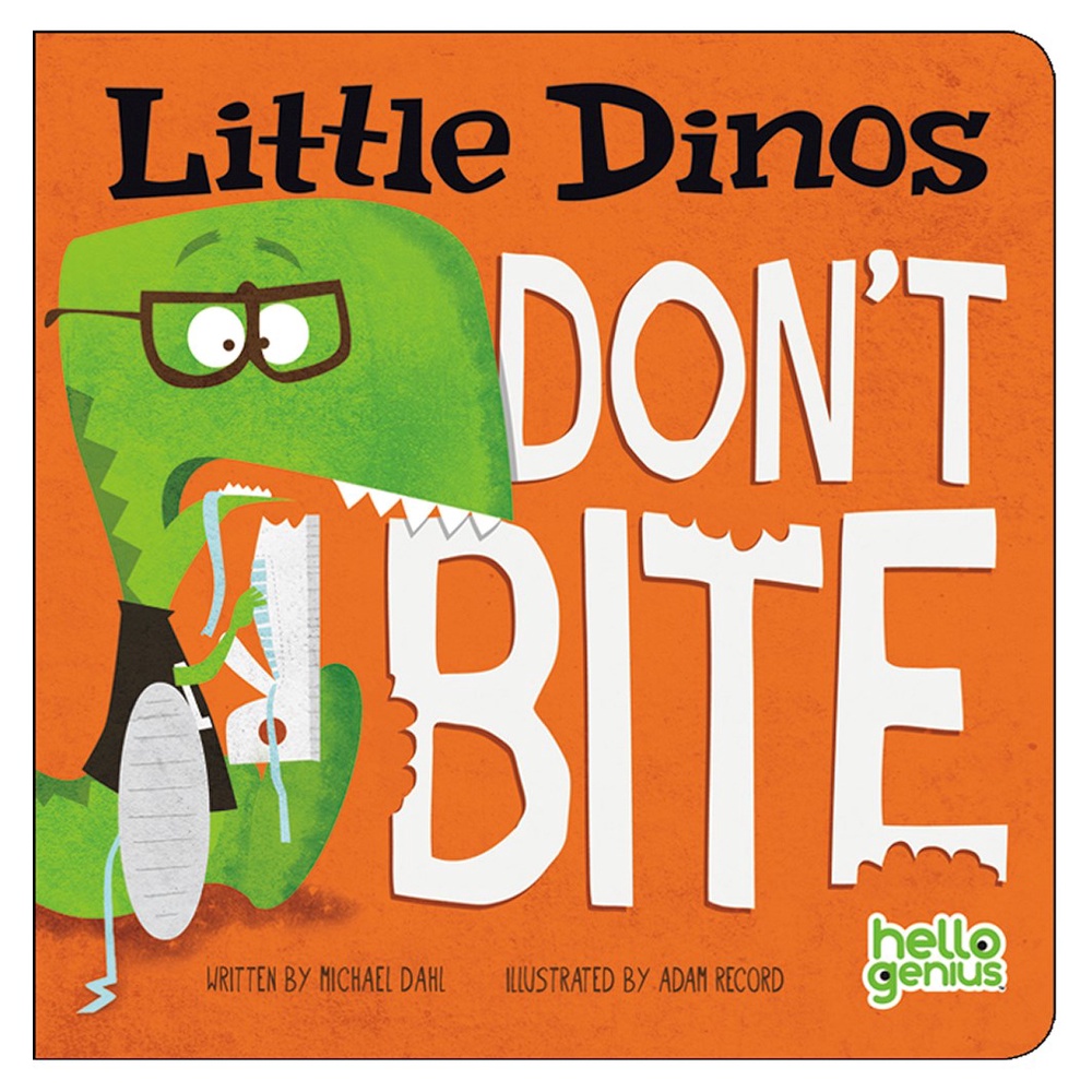 Little Dinos Don't Bite (硬頁書)/Michael Dahl Hello Genius 【三民網路書店】