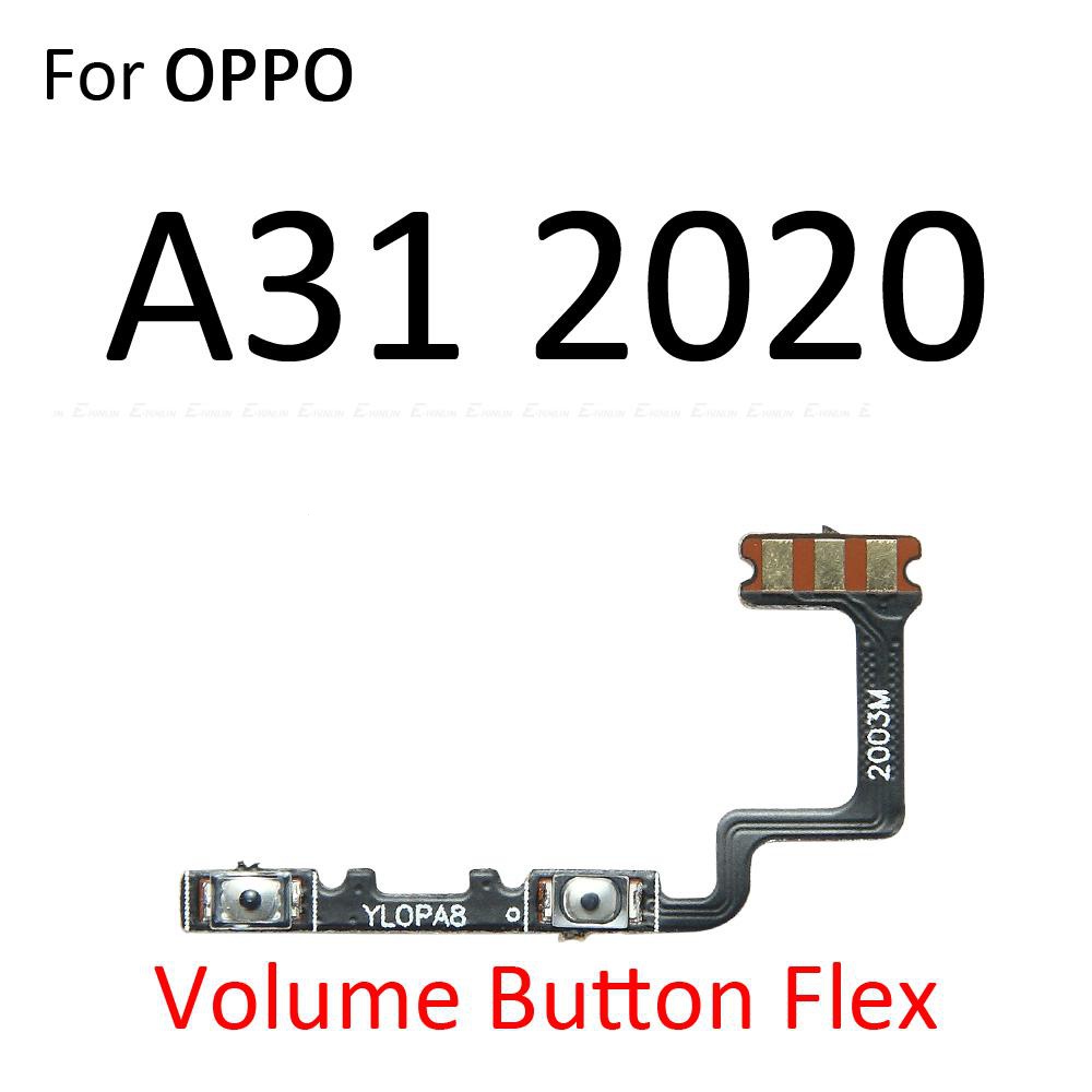 Oppo A92 A91 A33 A31 A5 A9 2020 零件的 OPPO A93 全球 A92 開關電源開關鍵靜