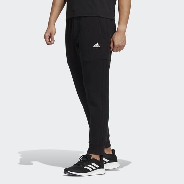 Adidas FI 3S KNPT HE7444 男 運動長褲 訓練 休閒 舒適 簡約 穿搭 亞洲版 黑