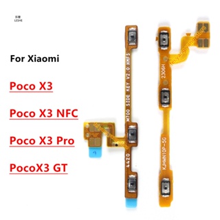 XIAOMI 適用於小米 Poco X3 / X3 NFC / X3 Pro / X3 GT 電源音量鍵排線側鍵開關 O