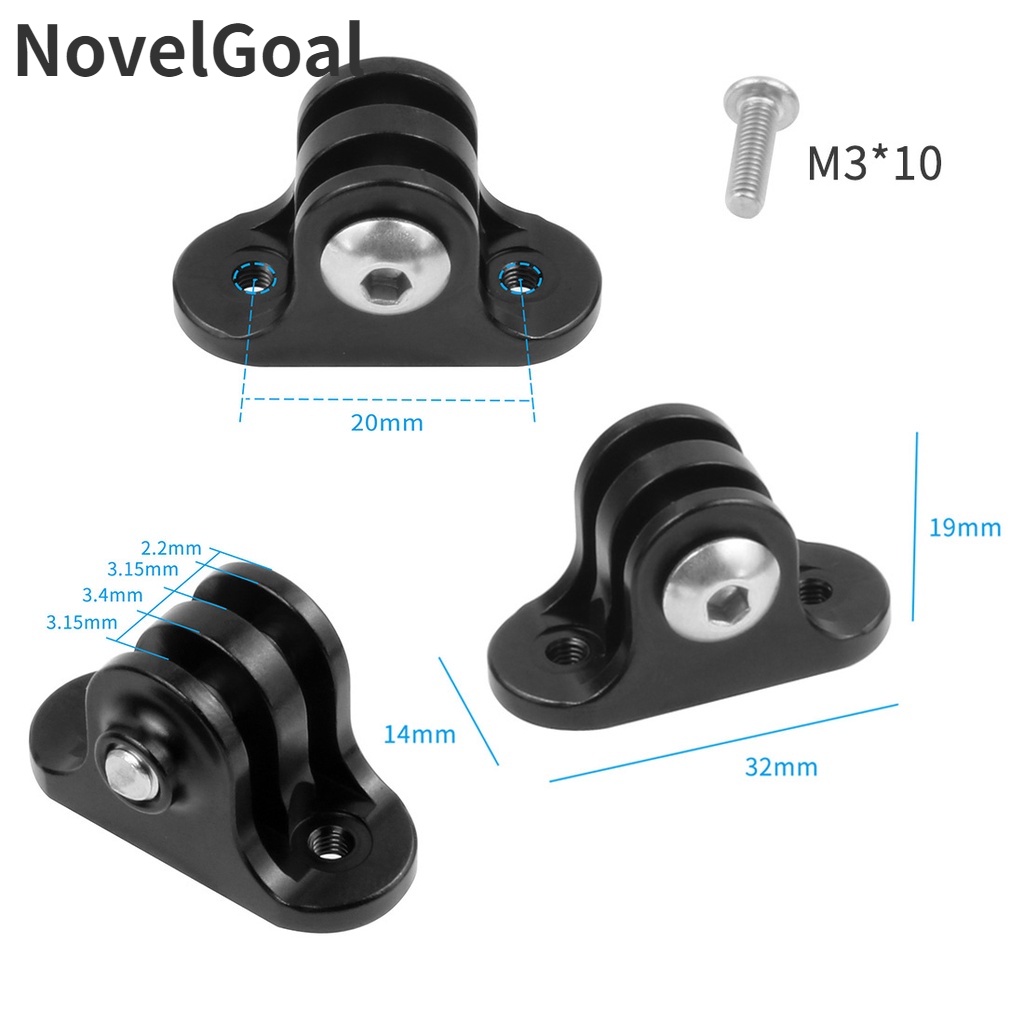 Novelgoal 相機支架適配器安裝自行車連接器自行車電腦固定座椅底座 Garmin 秒錶