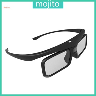 Mojito 可充電眼鏡 3D 眼鏡家庭影院投影儀 3D DLP Link Active 快門眼鏡眼鏡適用於 DLP P