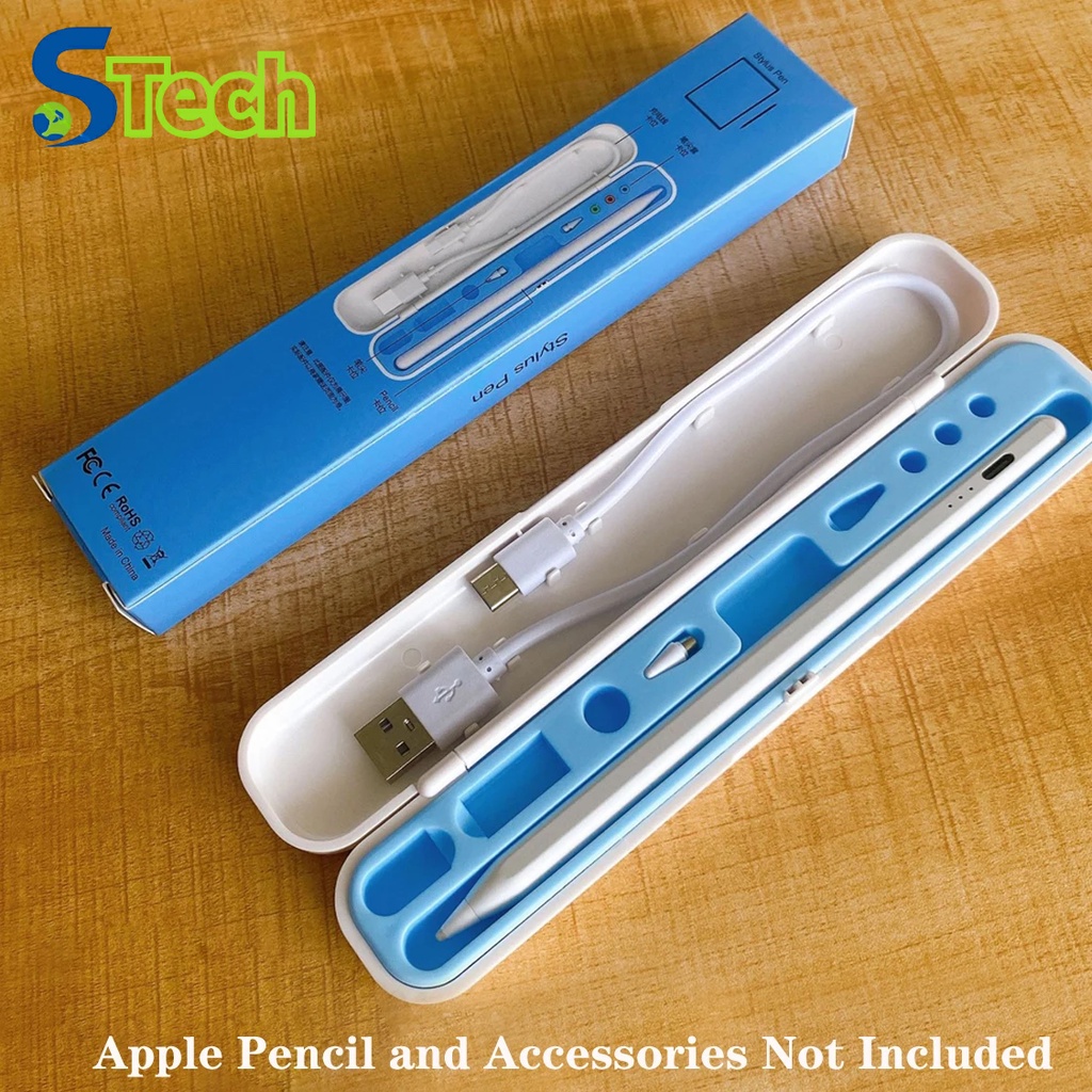 Apple Pencil 2 代 1 代收納盒保護套適用於 Apple Pencil 手寫筆筆架保護套