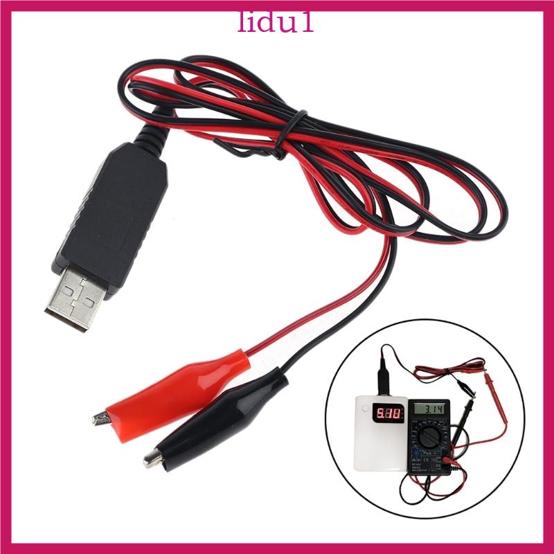 Lid C 型 USB 5V 至 3V AA AAA C D 電池消除器電纜電池電源線用於 Led 燈電動玩具遙控器