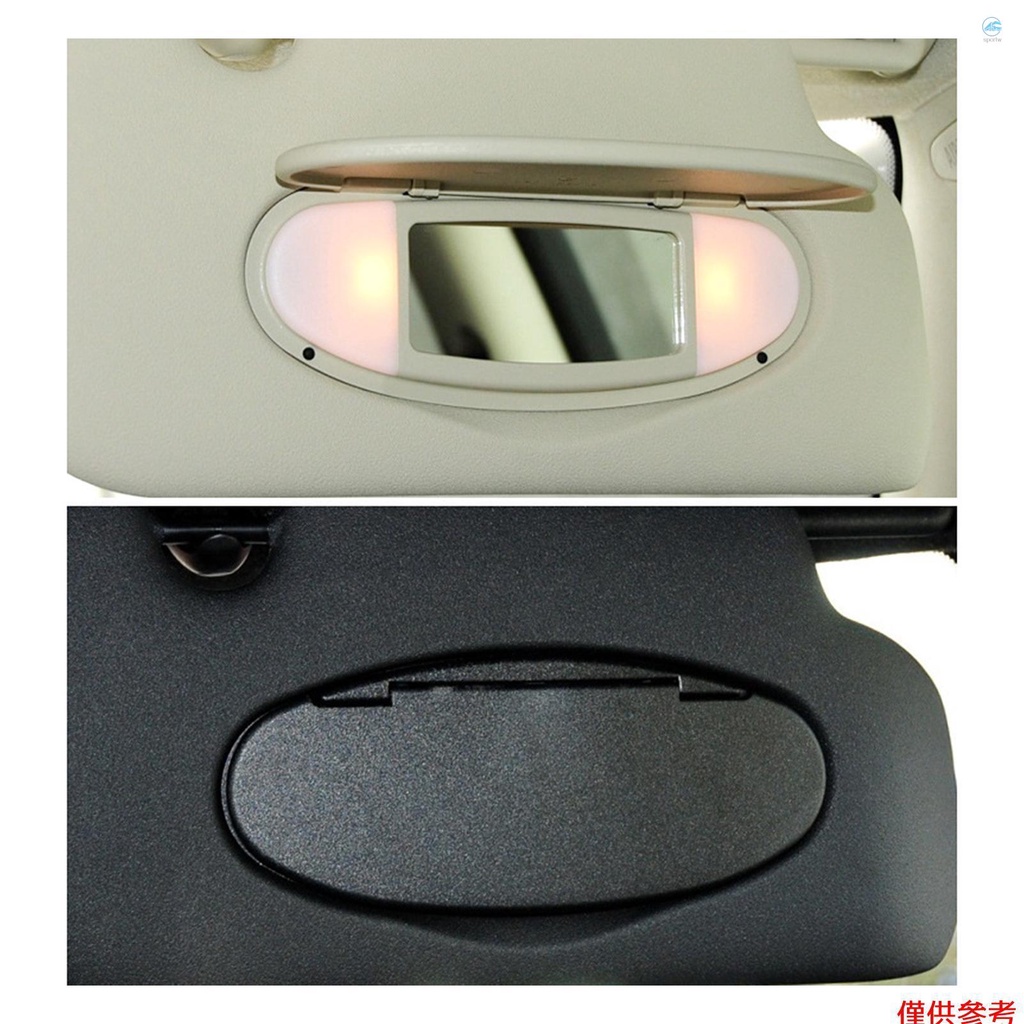 BMW Crtw 遮陽板梳妝鏡罩遮陽鏡罩更換適用於寶馬 Mini R55 R56 R60 2007-2014