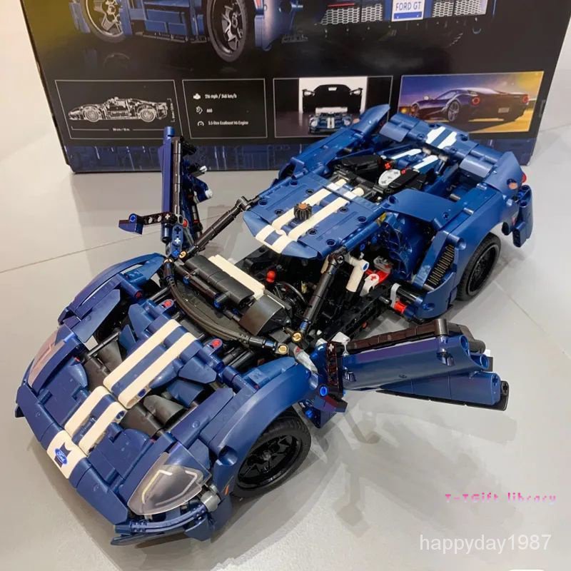 唐唐兼容樂高福特GT賽車積木機械科技拼裝模型跑車42154男孩益智玩具