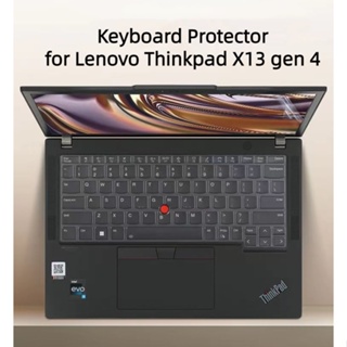LENOVO 適用於聯想 Thinkpad X13 gen 4 13.3 英寸 TPU 鍵盤保護膜 Thinkpad X
