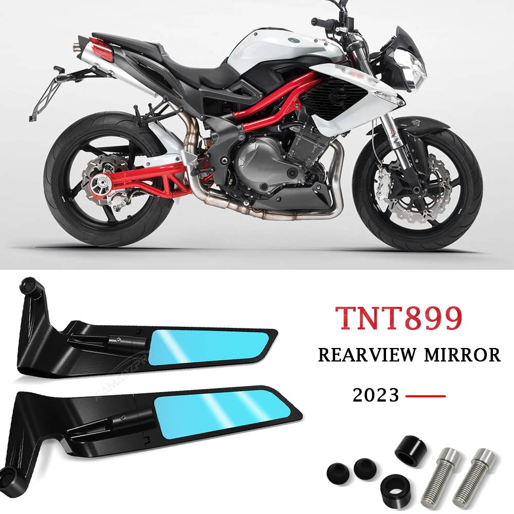 適用於 Benelli tnt899 2023-摩托車配件後視鏡可調節側後視鏡 tnt899