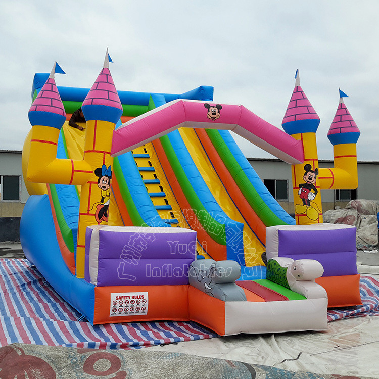 工廠直供新款充氣城堡滑梯蹦蹦床室外大型兒童遊樂設施免費設計