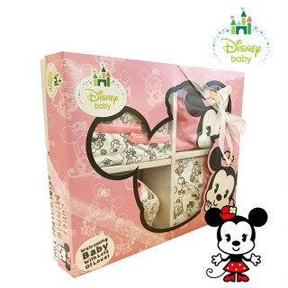 迪士尼 Disney Cuties Minnie 新生嬰兒禮籃禮籃/哈迪亞八一套裝(5 件)/滿月禮盒