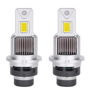 2 件 d4s d4r d2r d2s led 大燈燈泡 6000k 白色轉換套件即插即用氙氣 hid 燈更換 canb