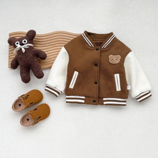 冬季新生兒外套小熊長袖保暖外套寶寶大衣寶寶衣服1-3歲