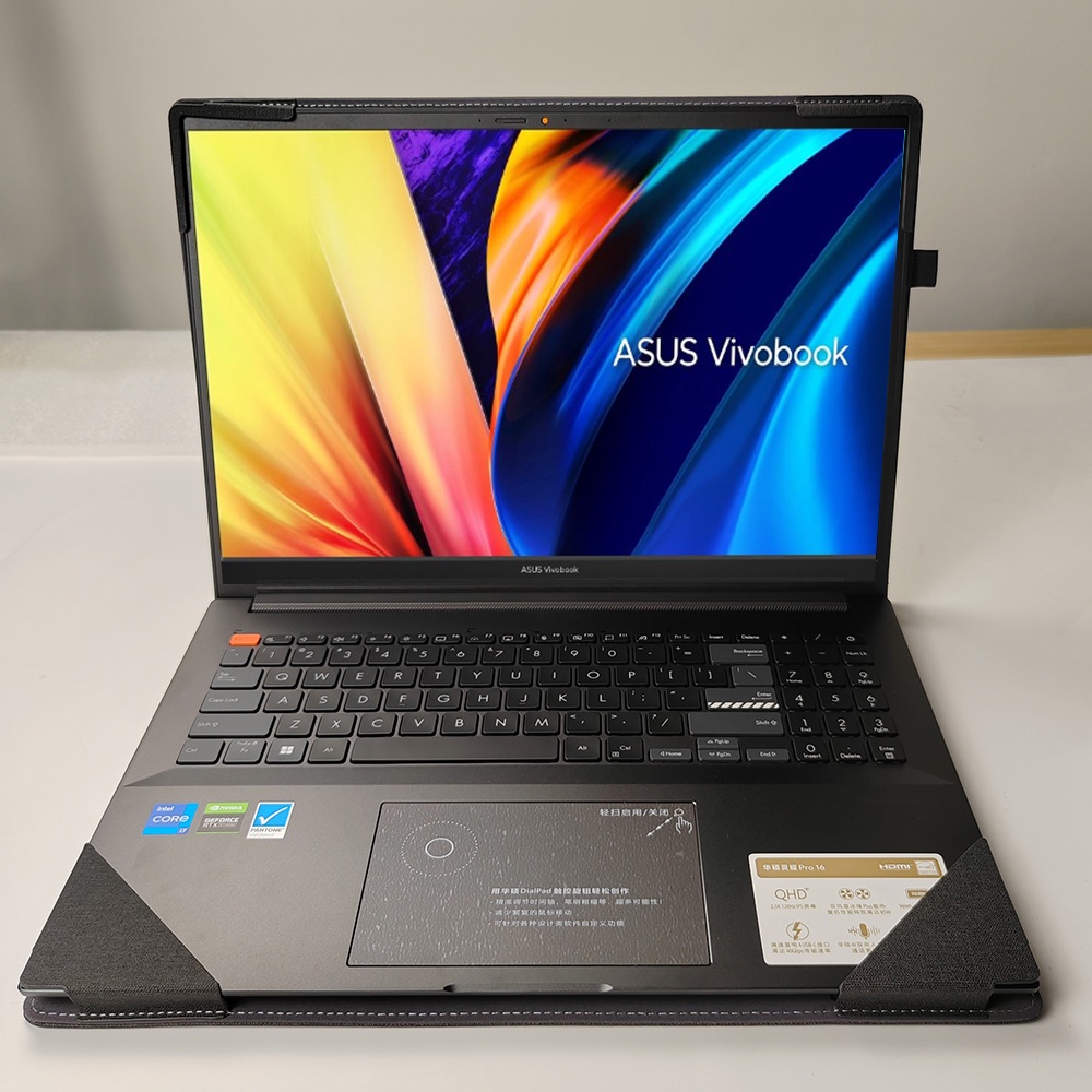 支架筆記本電腦保護套適用於華碩 Vivobook Pro 15 OLED M6500 K6500 K6502 15X K