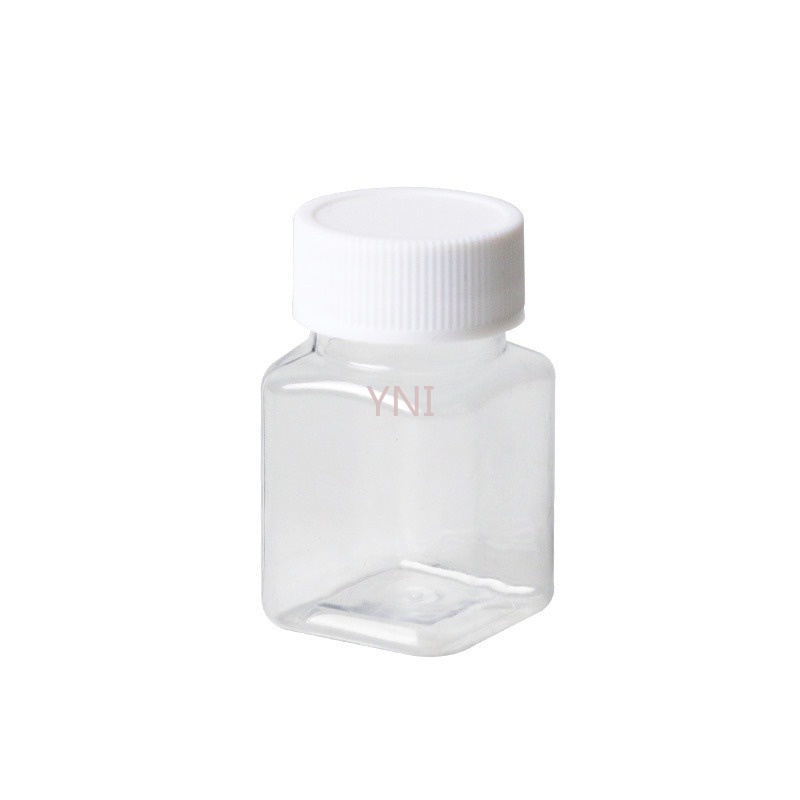 Yni 30ml 50ml 80ml 100ml 塑料廣口瓶透明塑料罐透明瓶瓶口塑料瓶 PET小瓶