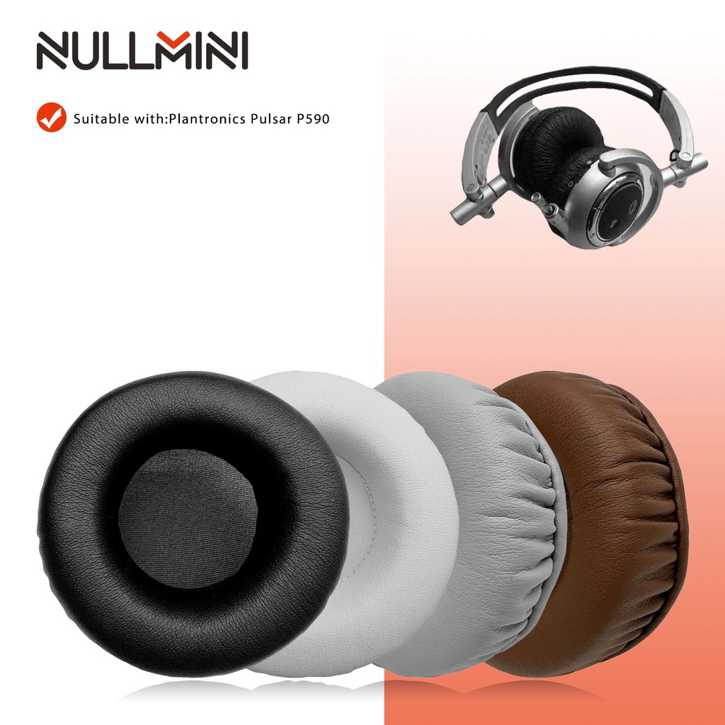 PLANTRONICS Nullmini 替換耳墊適用於繽特力 Pulsar P590 耳機耳墊耳罩套耳機