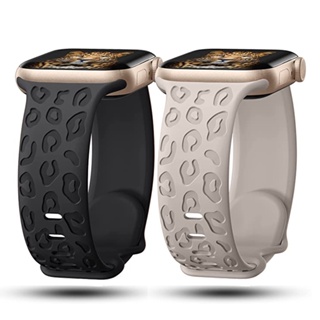 柔軟運動矽膠錶帶適用於 A-pple 手錶系列 Ultra 8 7 SE 6 5 4 3 2 1 時尚雕刻手鍊錶帶適用於