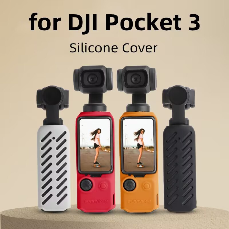 適用於 DJI Osmo Pocket 3 矽膠套雲台相機保護套防摔保護套配件