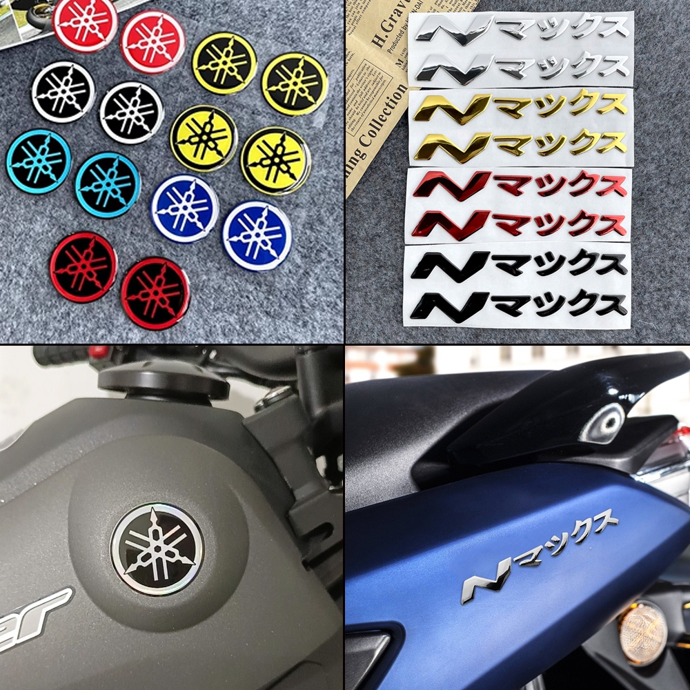 山葉 3d 摩托車貼紙日本 N-MAX 坦克標誌標誌貼花適用於雅馬哈 NMAX 155 N-MAX NMAX155 12