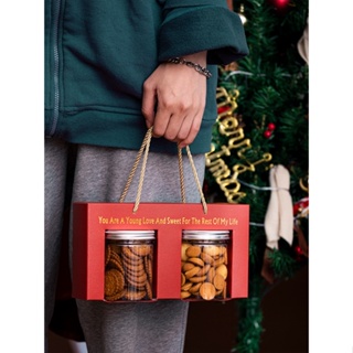 [現貨] 圓罐包裝盒 餅乾包裝盒 圓罐手提盒 圓罐盒 餅乾手提盒 餅乾罐 新年包裝盒