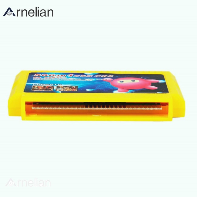 Arnelian 500 合 1 遊戲卡帶視頻遊戲存儲卡遊戲機遊戲經典 FC 遊戲卡
