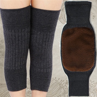 【AIYU】男女通用冬季雙層保暖厚羊毛護膝加絨防寒護膝
