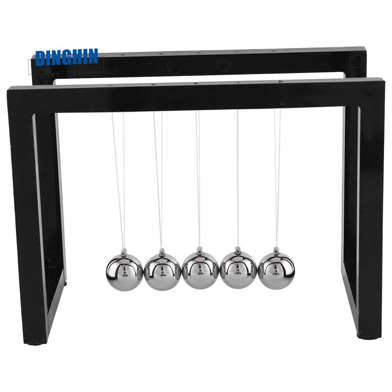 牛頓球搖籃平衡球牛頓擺飾傢居裝飾品辦公桌裝飾玩具禮物黑色