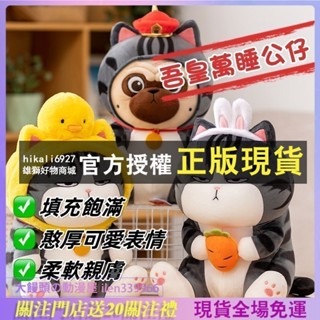 吾皇萬睡公仔 巴扎黑玩偶 毛絨玩具 毛絨娃娃 抱枕 萬歲貓咪 網紅抱枕 女友禮物 萬歲貓咪抱枕禮物 柔軟親膚 填充飽滿