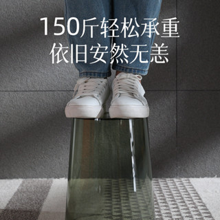 透明垃圾桶 家用客廳輕奢紙簍網紅高檔收納桶北歐ins垃圾桶居家生活日用品抖音同款小紅書同款