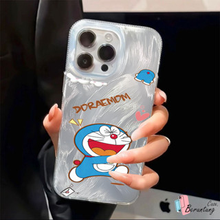 哆啦夢 IPhone 6 7 X XR XS MAX Plus Bling 卡通可愛快樂之星哆啦A夢手機殼