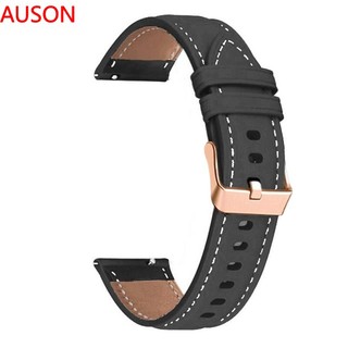 適用於佳明Garmin Venu 3S 2S/Forerunner 265S 255S 4S 18mm皮革女生錶帶