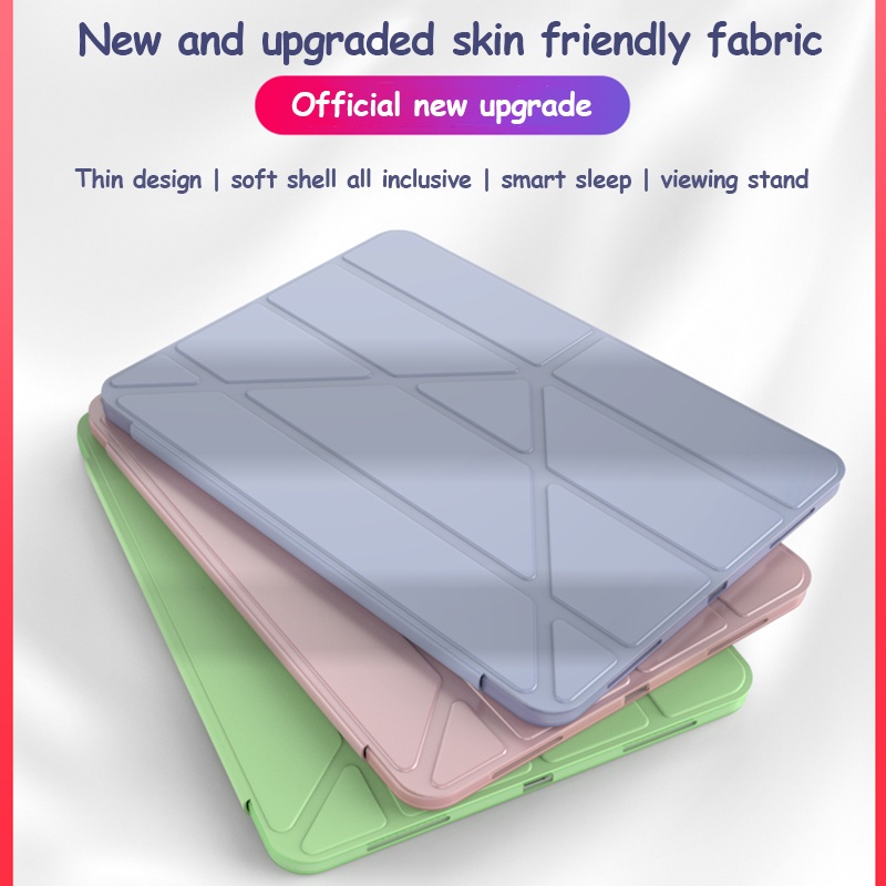Y 折疊皮套袖子支架自動睡眠喚醒防震保護套適用於 ipad Pro 9.7 英寸 2 3 4 Pro 9.7 2016
