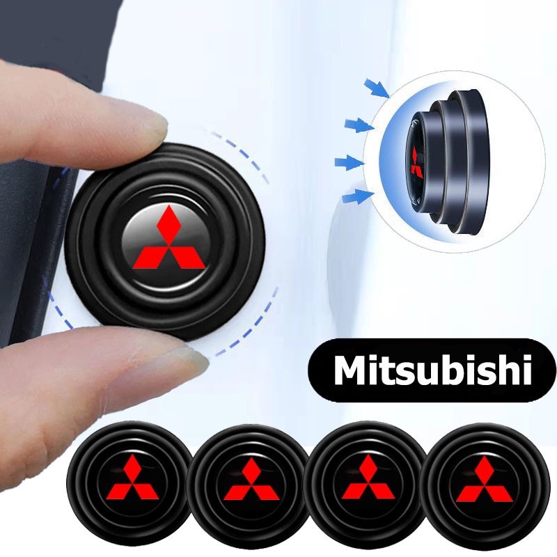 MITSUBISHI 適用於三菱車門防震矽膠墊引擎蓋後備箱防撞貼紙隔音減震適用於 Xpander Cross Outla