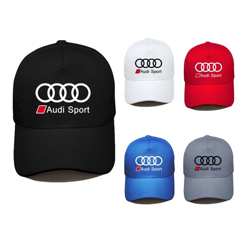 時尚棒球帽適用於奧迪 Sport S5 B5 A8 Quattro S7 男士刺繡休閒 Snapback 嘻哈帽女士夏季